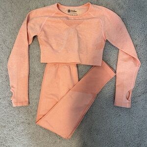 Orange workout set